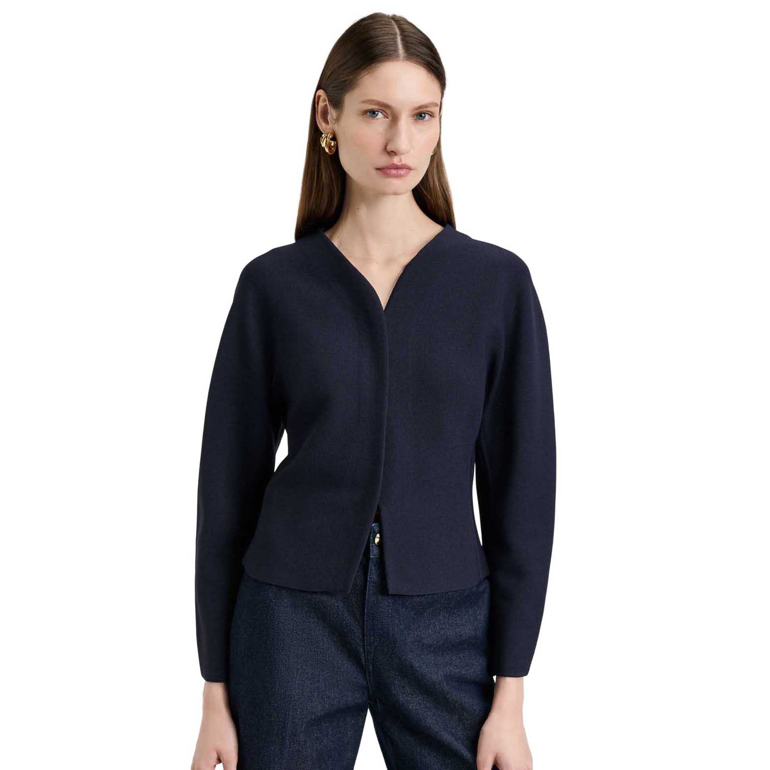 Veronika Maine Milano Curved Front Jacket